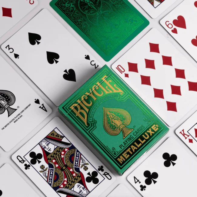 Bicycle Metalluxe Green Playing Cards