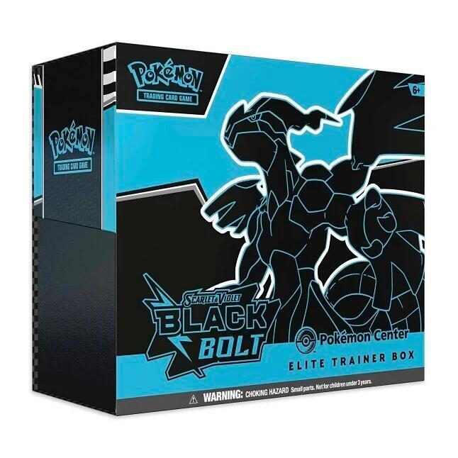 Black Bolt Pokemon Center Elite Trainer Box