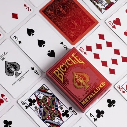 Bicycle Metalluxe Red Playing Cards