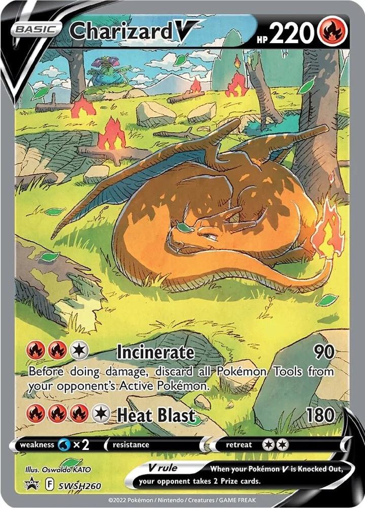 Charizard V, VMax and VStar Ultra Premium Collection Promo