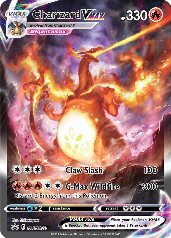 Charizard V, VMax and VStar Ultra Premium Collection Promo