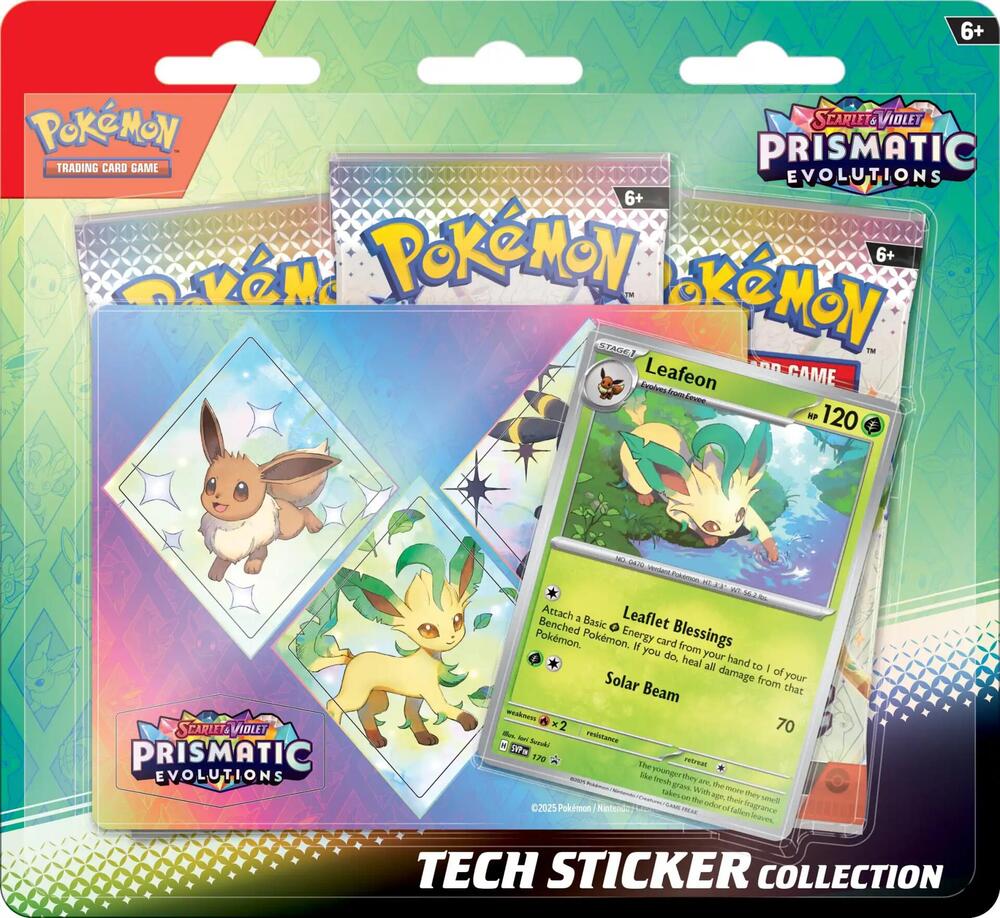 Prismatic Evolutions Tech Sticker Collection