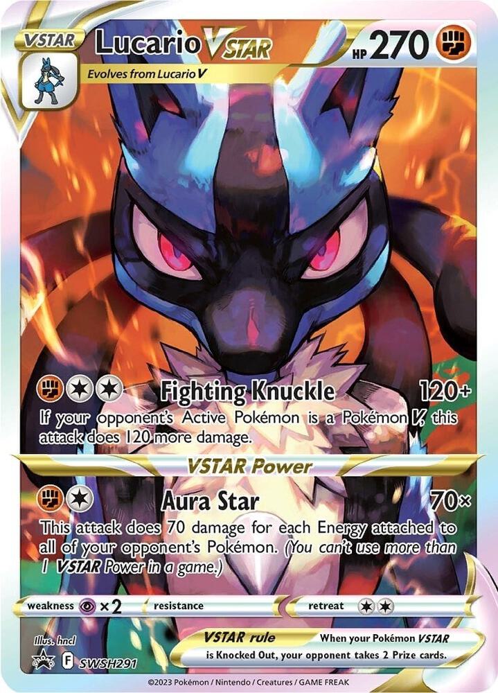 Lucario VSTAR - SWSH291 - Crown Zenith Elite Trainer Box Promo