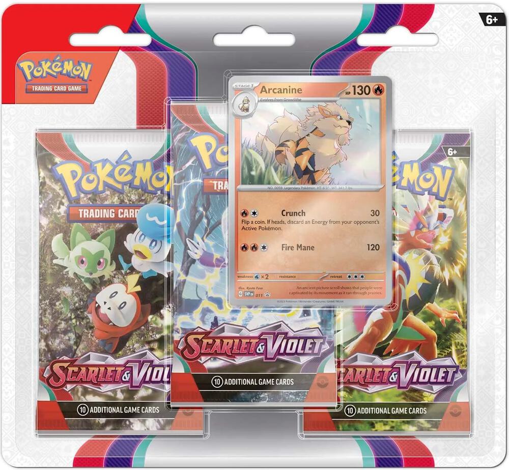 Scarlet & Violet Base 3 Pack Blister