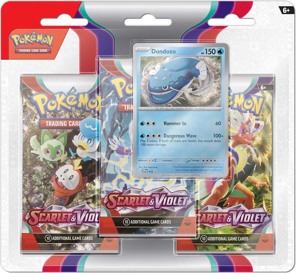 Scarlet & Violet Base 3 Pack Blister