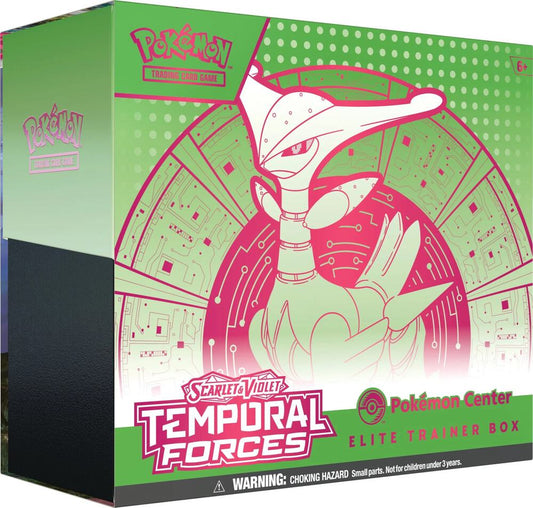 Temporal Forces Pokemon Center Elite Trainer Box (Iron Leaves)